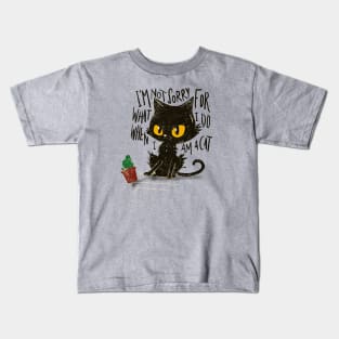 Not sorry Kids T-Shirt